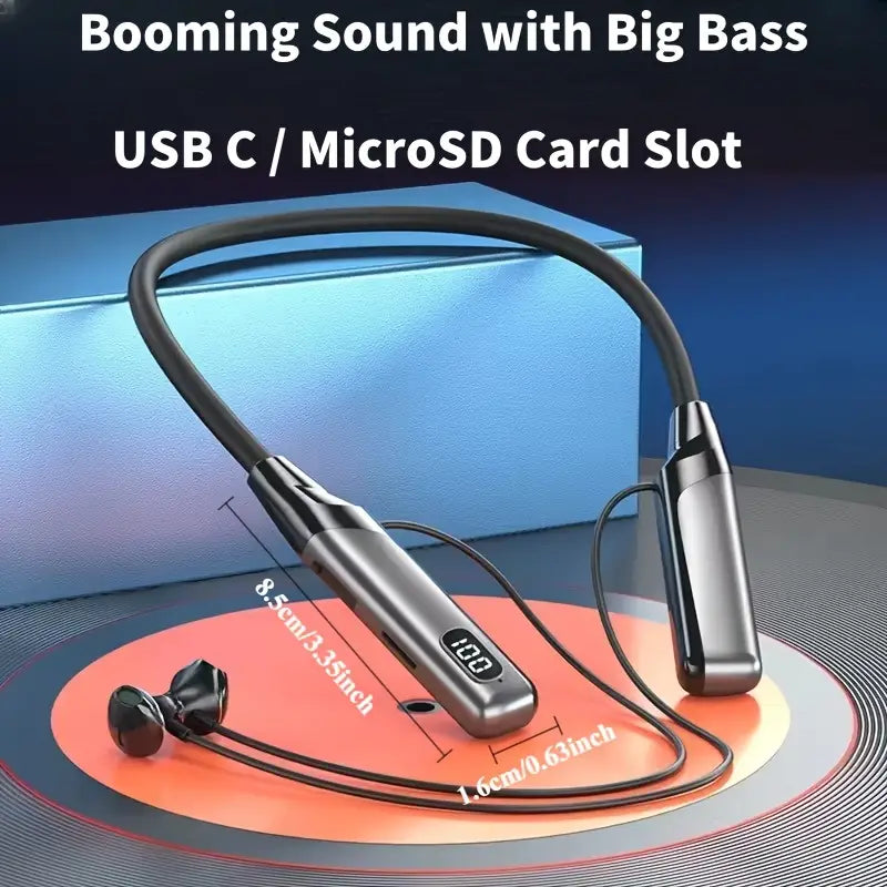 Wireless Neckband Headphones