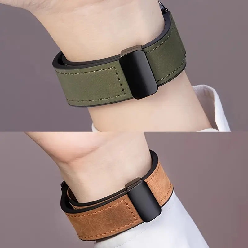 Men'S Premium + Silicone Magnetic Watch