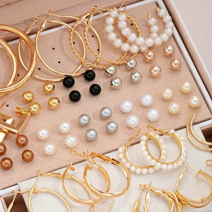 86pcs of Trendy Alloy Jewelry Set