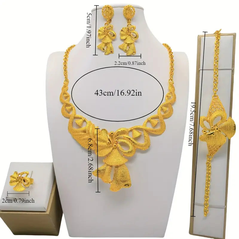 Exquisite and Versatile Bridal Jewelry Set for Wedding Banquets