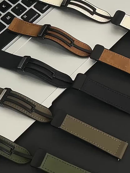 Men'S Premium + Silicone Magnetic Watch