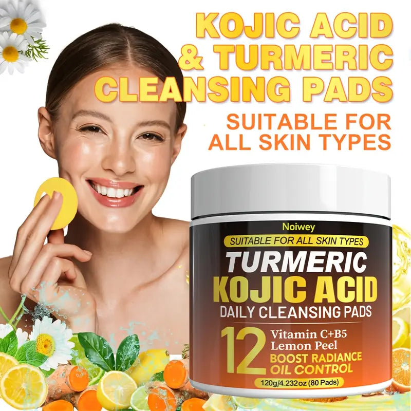 Kojic Acid & Turmeric Cleansing Pads