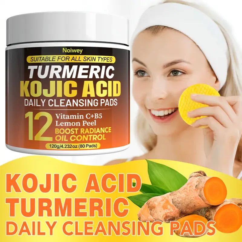 Kojic Acid & Turmeric Cleansing Pads