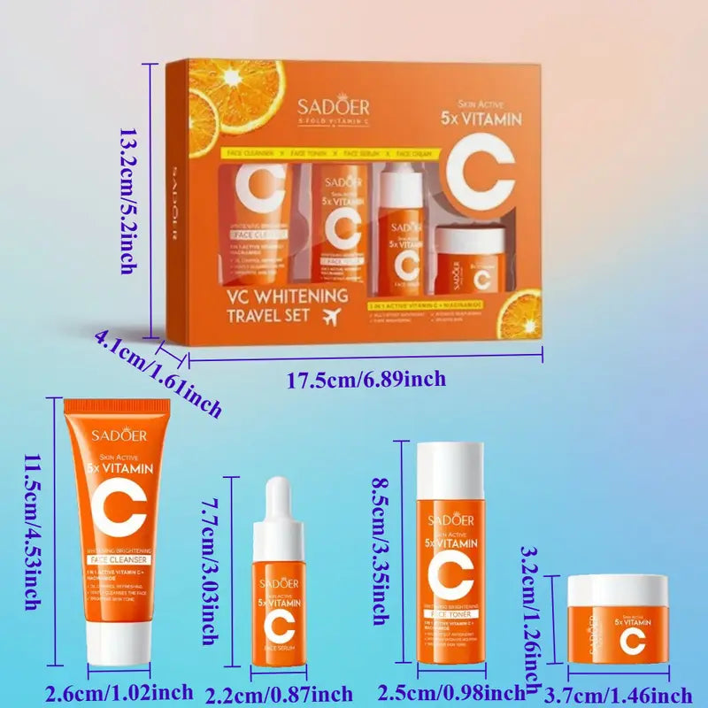 Vitamin C Skincare Travel Kit.