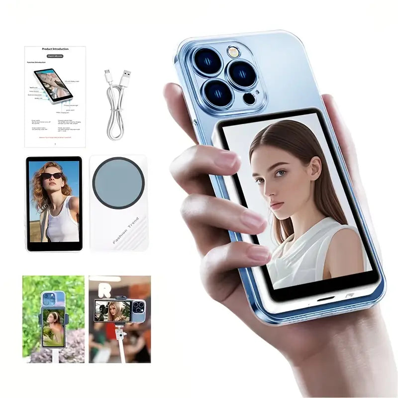 Wireless Selfie Monitor Screen.